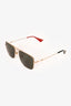 Gucci Gold Frame Black Lens Aviator Sunglasses