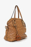 Gucci Brown Guccissima Medium Top Handle Bag With Strap