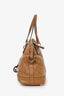 Gucci Brown Guccissima Medium Top Handle Bag With Strap
