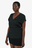 Judith & Charles Black Silk Tie Around Sleeveless Top Size 12