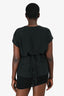 Judith & Charles Black Silk Tie Around Sleeveless Top Size 12