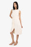 Jason Wu Fall 2015 Off White Draped Sleeveless Dress Size 8