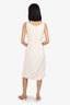 Jason Wu Fall 2015 Off White Draped Sleeveless Dress Size 8