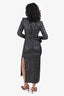 Smythe Sequin Long Sleeve Mock Neck Gown Size XS