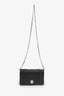Christian Dior 2016 Black Leather 'Diorama 'Wallet on Chain