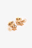 Christian Dior Gold Tone Metal/Faux Pearl Earrings