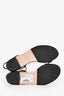 Gucci Black Leather GG Marmont Sandals Size 37 (As Is)