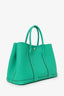 Hermès 2024 Menthe Negonda Leather Garden Party 30