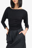 Theory Black Wool Long Sleeve Dress Size 2