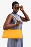 Peter Do x Medea Yellow Leather Rectangular Bag with Strap