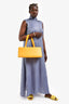 Peter Do x Medea Yellow Leather Rectangular Bag with Strap