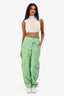 Ganni Green Cargo Style Pants Size 34