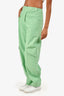Ganni Green Cargo Style Pants Size 34