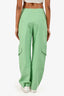Ganni Green Cargo Style Pants Size 34