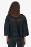 Isabel Marant Black Lace Linen Top Size 38