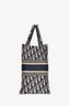 Christian Dior 2020 Navy Oblique Jacquard Small Book Tote