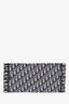 Christian Dior 2020 Navy Oblique Jacquard Small Book Tote