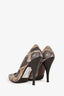Stuart Weitzman Grey Python Leather Pointed Toe Heels Size 7
