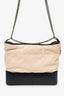 Pre-Loved Chanel™ Beige/Black Medium 'Gabrielle' Multichain Hobo Bag