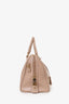 Prada Taupe Saffiano Leather Bowler Bag With Strap (As Is)