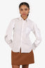 Comme des Garcons White Button Down Shirt With Detail Sleeves Size XS