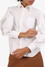 Comme des Garcons White Button Down Shirt With Detail Sleeves Size XS