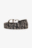 Christian Dior Vintage Diorissimo Canvas Skinny Waist CD Belt (Altered)
