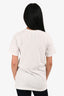 Moschino Couture Off-White Perforated T-Shirt Size XS