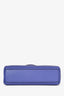 Fendi Purple Leather Micro Peekaboo Top Handle Bag With Strap