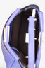Fendi Purple Leather Micro Peekaboo Top Handle Bag With Strap