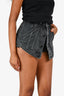 Alexander Wang Black Denim 2 Layer Shorts Size 24