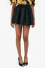 Shushu/Tong Black Floral Patterned Distressed Detailed Skorts Size 6