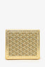 Goyard Gold Goyardine Coated Canvas Tie Box