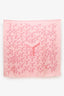 Goyard Pink Silk Goyardine Scarf