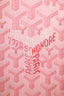 Goyard Pink Silk Goyardine Scarf