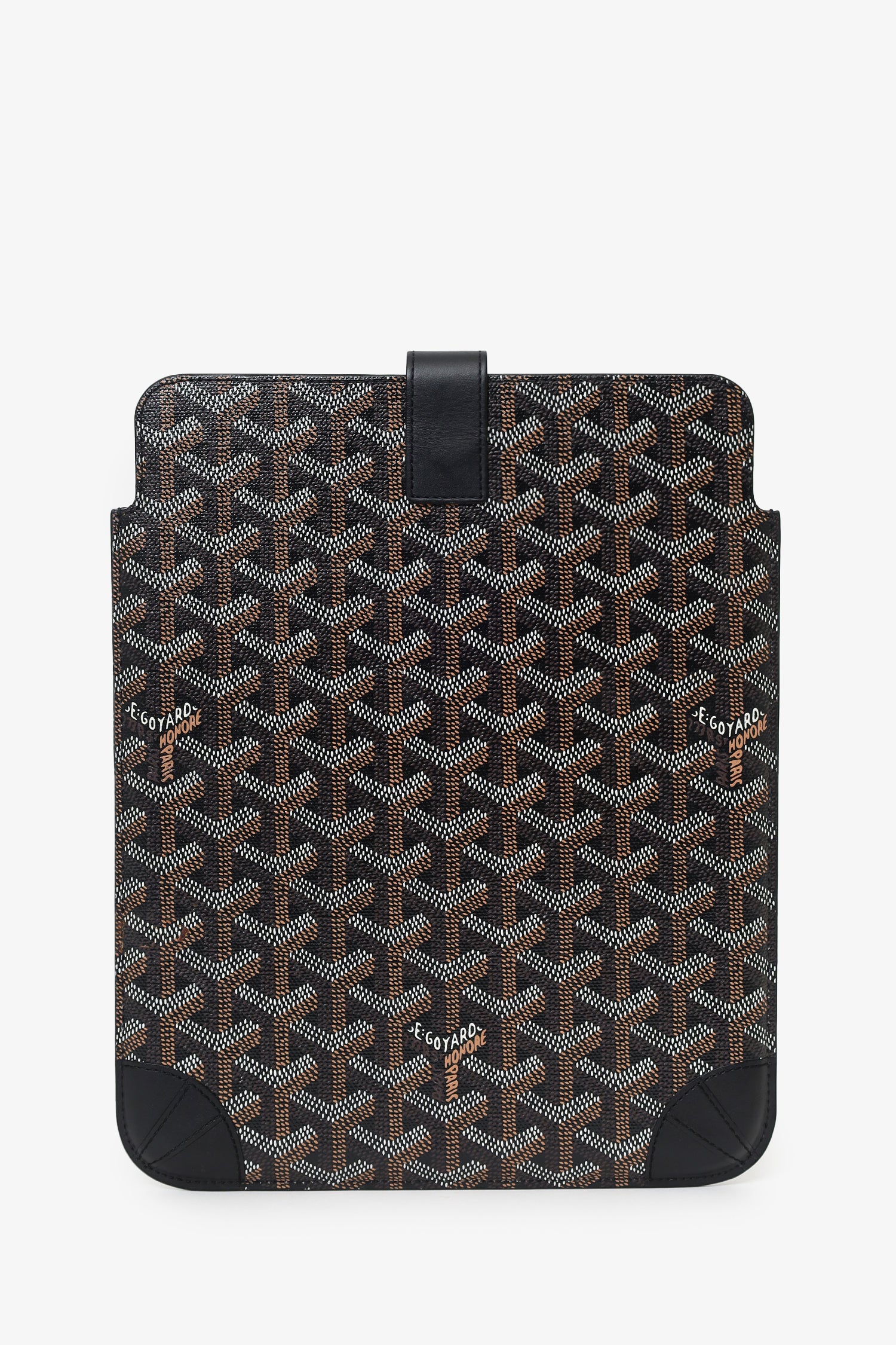 Goyard Black Goyardine Coated Canvas iPad Sleeve – Mine & Yours