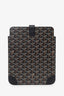 Goyard Black Goyardine Coated Canvas iPad Sleeve