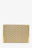 Goyard Gold Coated Canvas Vanity Case With Key