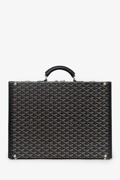 Goyard Black Goyardine Manoir MM Briefcase With Key – Mine & Yours