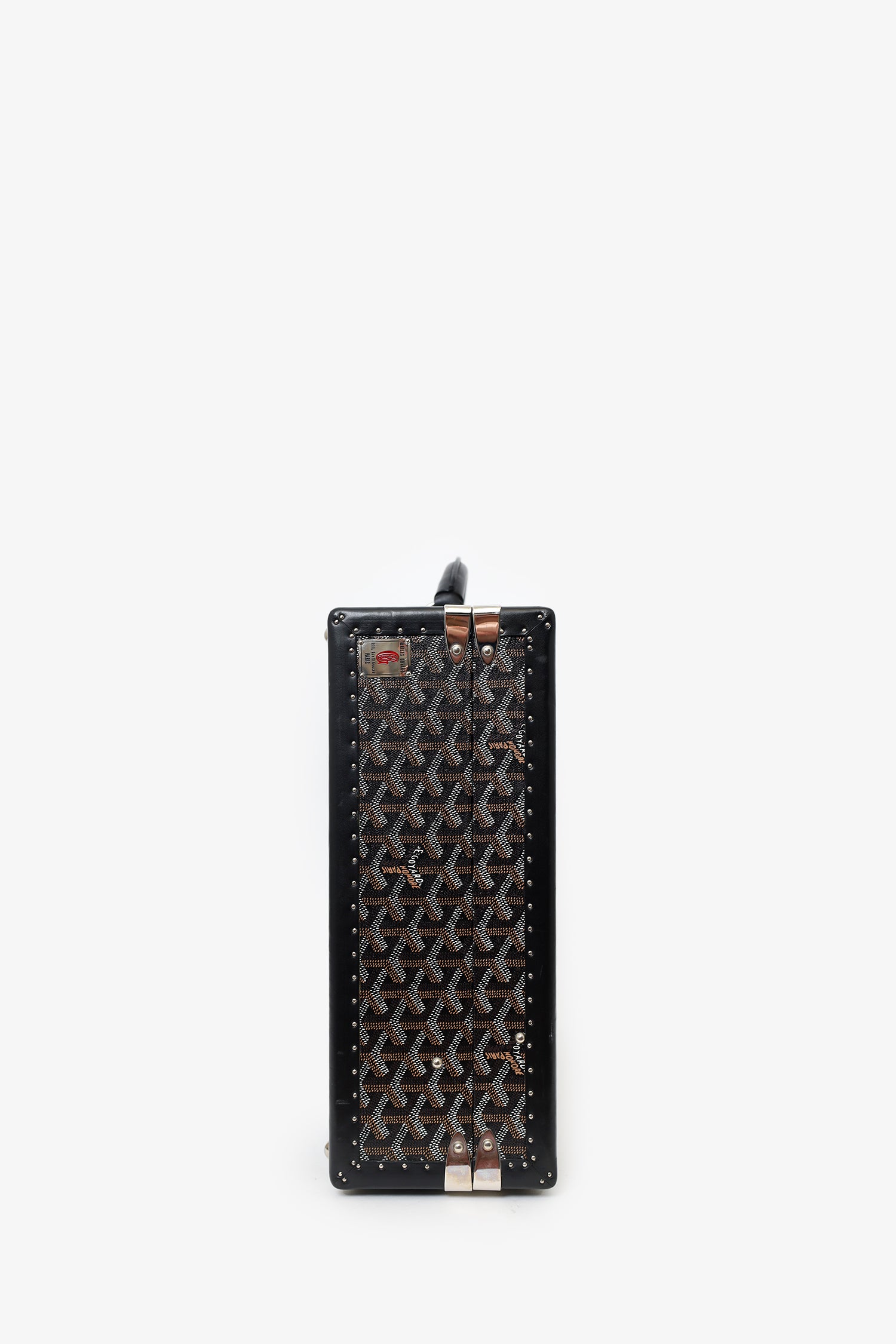 Goyard Black Goyardine Manoir MM Briefcase With Key – Mine & Yours