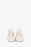 Miu Miu White Leather Logo Mary Jane Style Flats Size 36