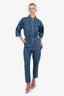 Overlover Blue Denim Long Sleeve Jumpsuit Estimated Size M