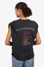 Zadig & Voltaire Black Concert Graphic T-Shirt Size M