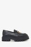 Stuart Weitzman Black Horsebit Platform Lug Sole Loafers Size 6.5