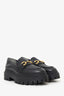 Stuart Weitzman Black Horsebit Platform Lug Sole Loafers Size 6.5