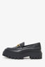 Stuart Weitzman Black Horsebit Platform Lug Sole Loafers Size 6.5