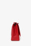 Pre-Loved Chanel™ 2009-10 Red Caviar Maxi Double Flap Shoulder Bag
