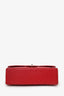 Pre-Loved Chanel™ 2009-10 Red Caviar Maxi Double Flap Shoulder Bag