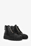 Pre-Loved Chanel™ Black Leather Lace Ankle Boots Size 39