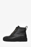 Pre-Loved Chanel™ Black Leather Lace Ankle Boots Size 39